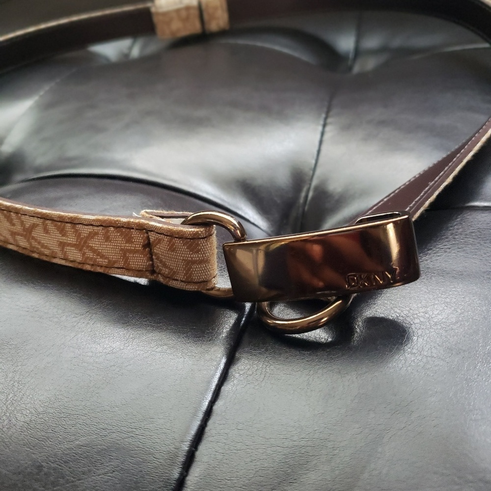 DKNY Brown/fawn adjustable belt